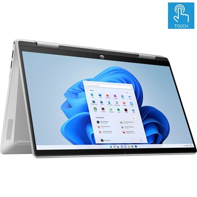 HP Pavilion x360 14-EK0033DX 2-in-1 Laptop - Intel Core i5-1235U/i7-1255U, 8GB/16GB DDR4 512GB SSD Intel Graphics Fingerprint Reader 14" FHD IPS Touchscreen Backlit KB Windows 11 | Natural Silver - Image 2